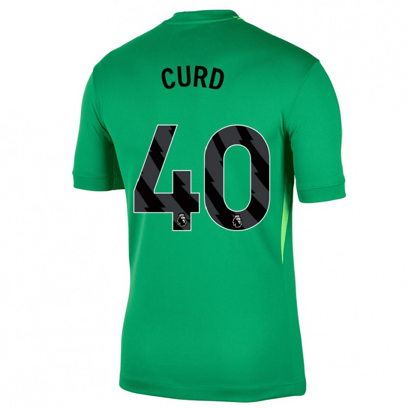 Danxen Mujer Camiseta Ted Curd #40 Verde Negro Portero Equipación 2025/26 La Camisa México