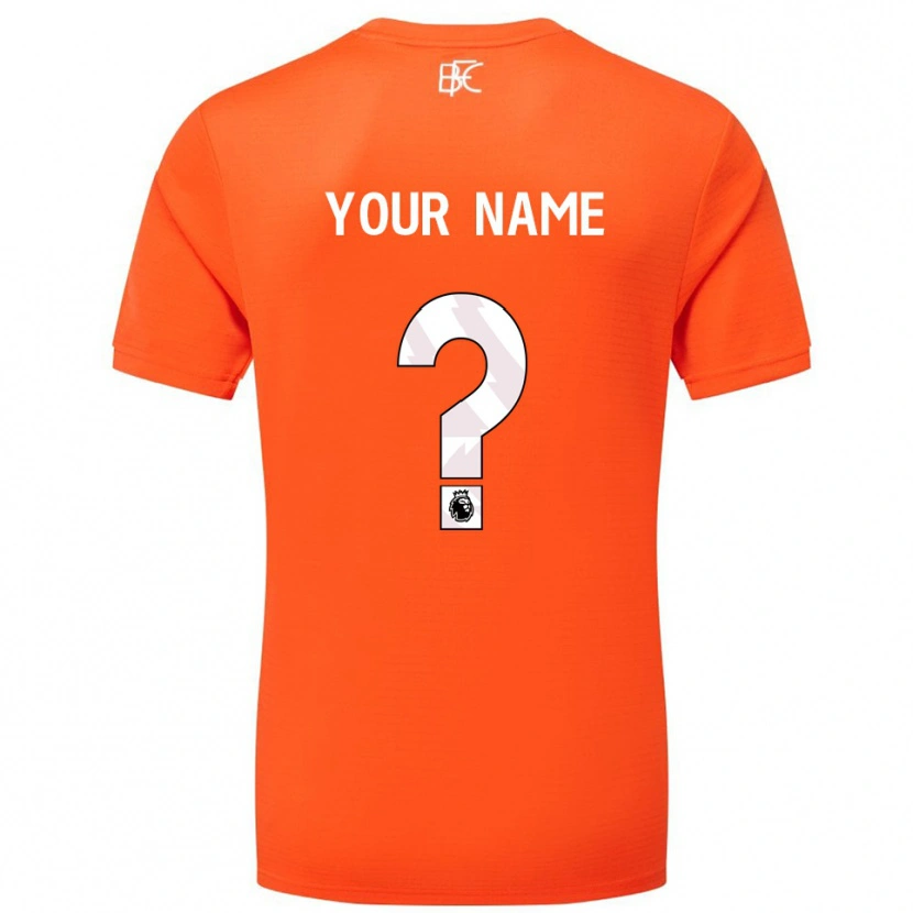 Danxen Mujer Camiseta Burnley FC Naranja Blanco Portero Equipación 2025/26 La Camisa México
