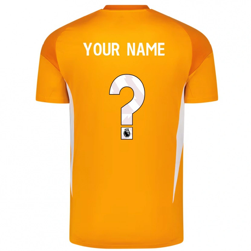 Danxen Mujer Camiseta Leeds United Naranja Blanco Portero Equipación 2025/26 La Camisa México