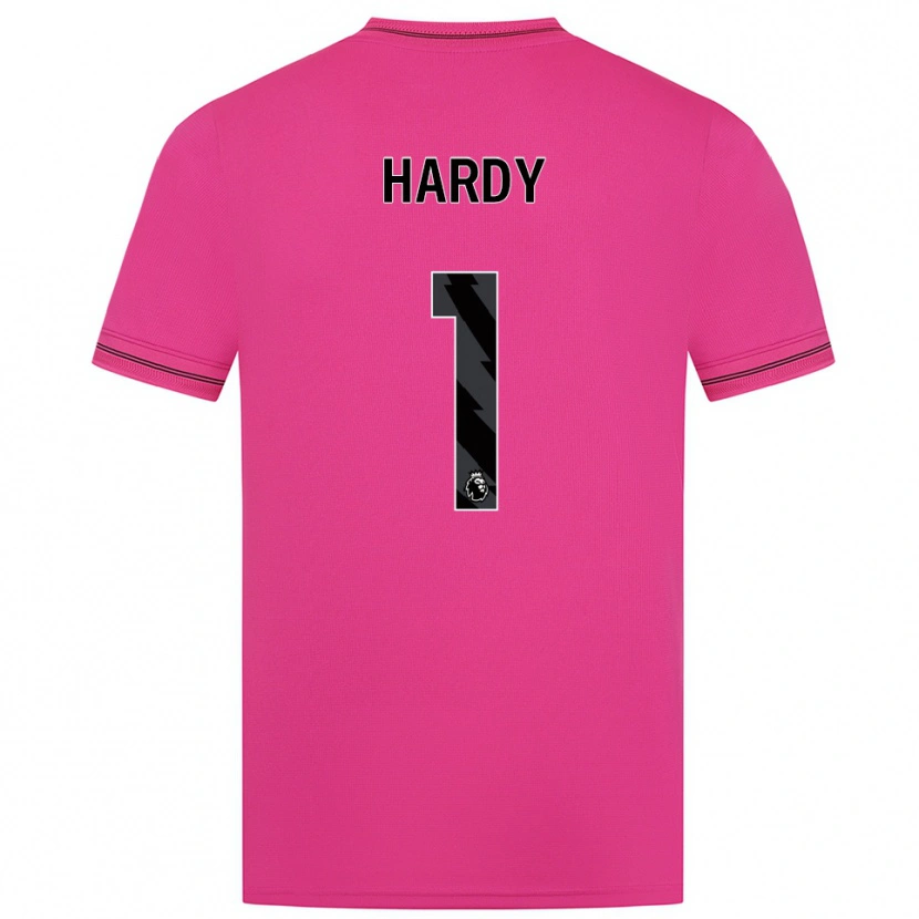 Danxen Mujer Camiseta George Hardy #1 Negro Magenta Portero Equipación 2025/26 La Camisa México