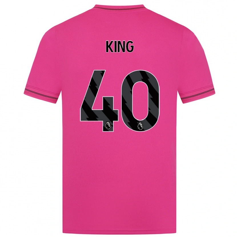 Danxen Mujer Camiseta Tom King #40 Negro Magenta Portero Equipación 2025/26 La Camisa México