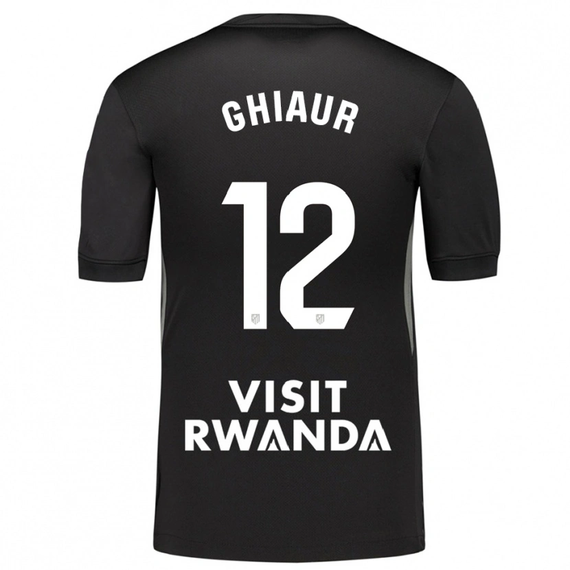 Danxen Mujer Camiseta Octavian Ghiaur #12 Negro Blanco Portero Equipación 2025/26 La Camisa México