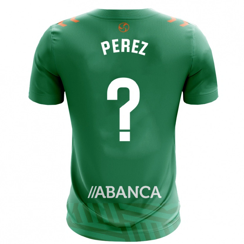 Danxen Mujer Camiseta Iván Pérez #0 Verde Blanco Portero Equipación 2025/26 La Camisa México