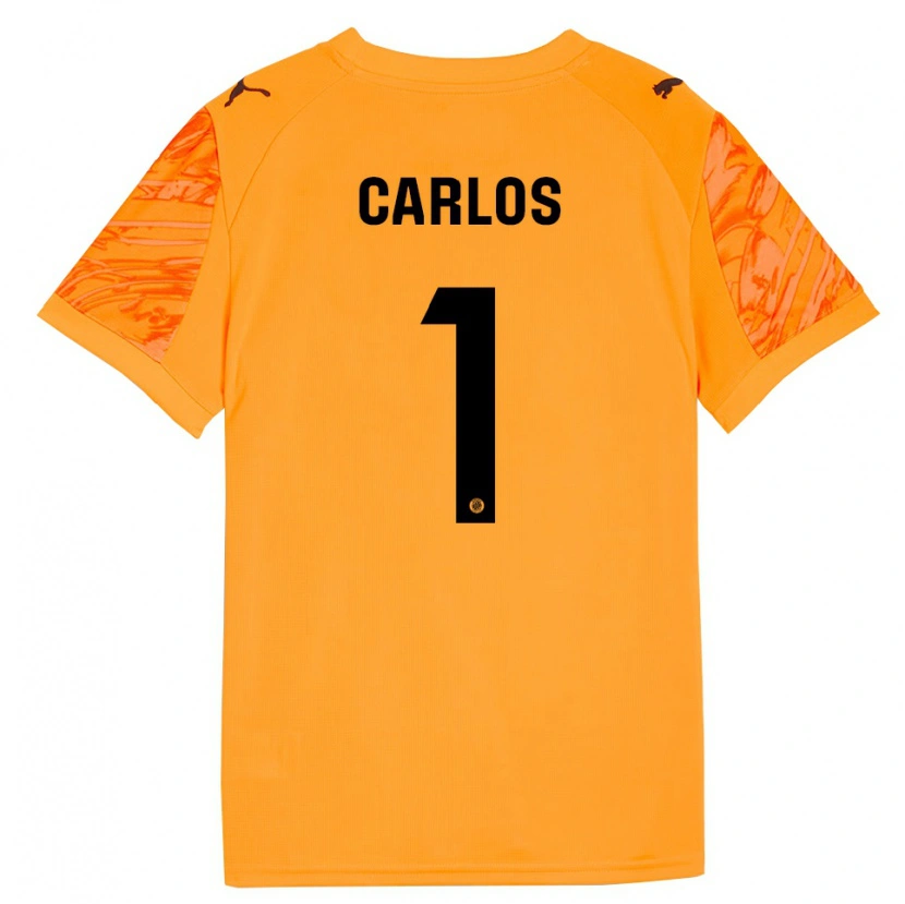Danxen Mujer Camiseta Juan Carlos #1 Naranja Negro Portero Equipación 2025/26 La Camisa México
