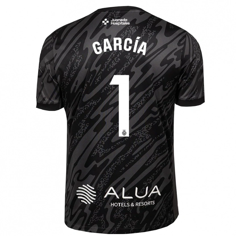 Danxen Mujer Camiseta Pere García #1 Gris Oscuro Negro Portero Equipación 2025/26 La Camisa México