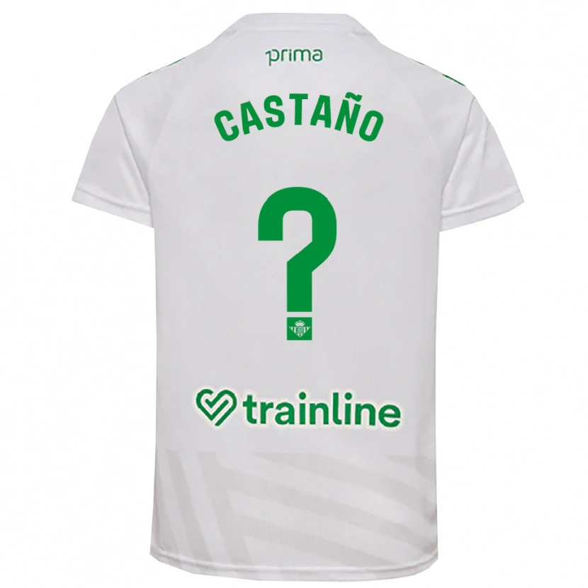 Danxen Mujer Camiseta Jesús Castaño #0 Verde Blanco Portero Equipación 2025/26 La Camisa México