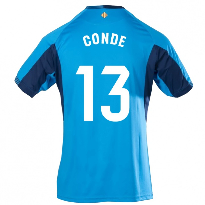 Danxen Mujer Camiseta Diego Conde #13 Azul Blanco Portero Equipación 2025/26 La Camisa México