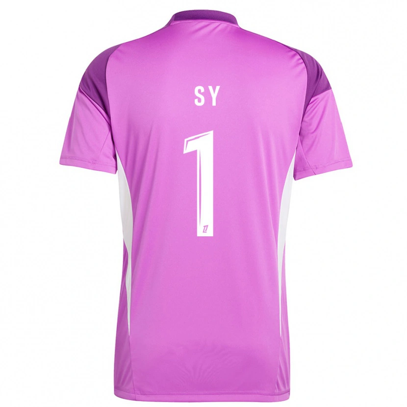 Danxen Mujer Camiseta Seydou Sy #1 Blanco Lilo Portero Equipación 2025/26 La Camisa México