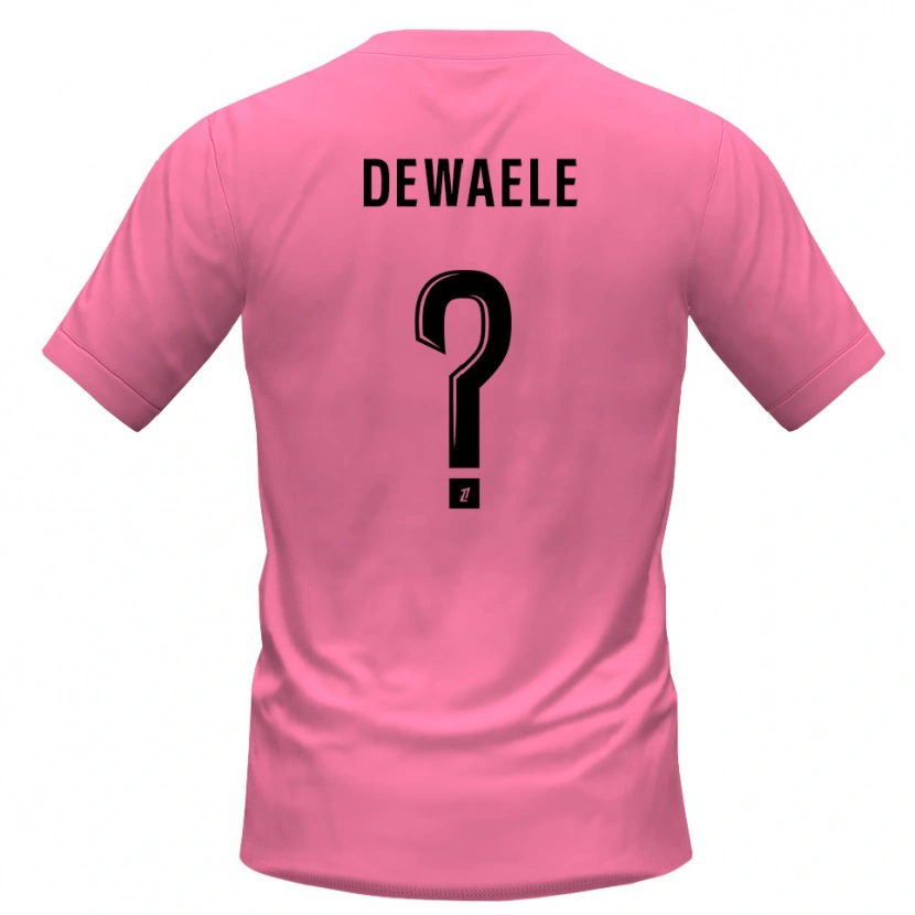 Danxen Mujer Camiseta Élina Dewaele #0 Rosa Negro Portero Equipación 2025/26 La Camisa México