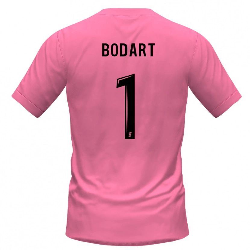 Danxen Mujer Camiseta Arnaud Bodart #1 Rosa Negro Portero Equipación 2025/26 La Camisa México