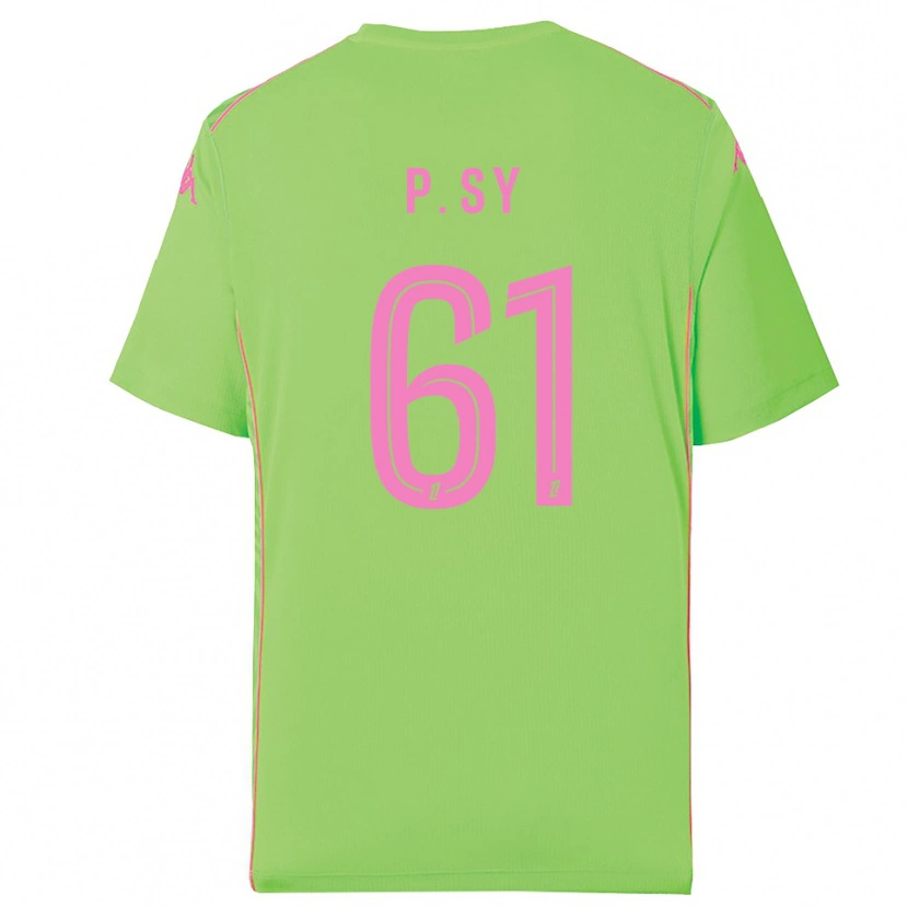Danxen Mujer Camiseta Pape Sy #61 Verde Pálido Portero Equipación 2025/26 La Camisa México