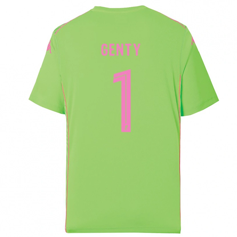 Danxen Mujer Camiseta Julie Genty #1 Verde Pálido Portero Equipación 2025/26 La Camisa México