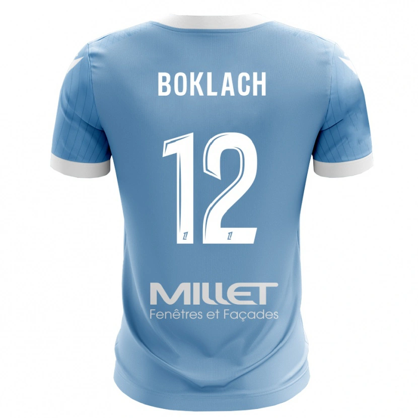 Danxen Mujer Camiseta Kateryna Boklach #12 Azul Cielo Claro Portero Equipación 2025/26 La Camisa México