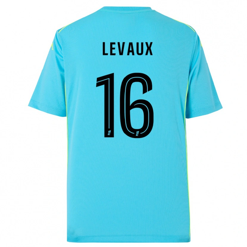 Danxen Mujer Camiseta Lana Levaux #16 Azul Cielo Negro Portero Equipación 2025/26 La Camisa México