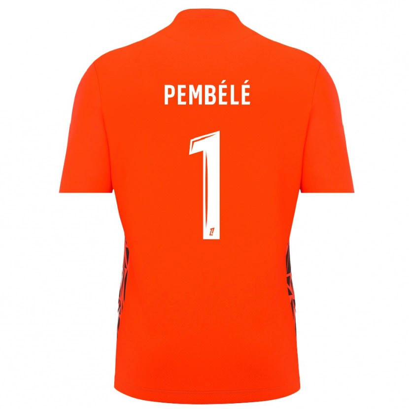 Danxen Mujer Camiseta Willange Pembélé #1 Blanco Naranja Portero Equipación 2025/26 La Camisa México