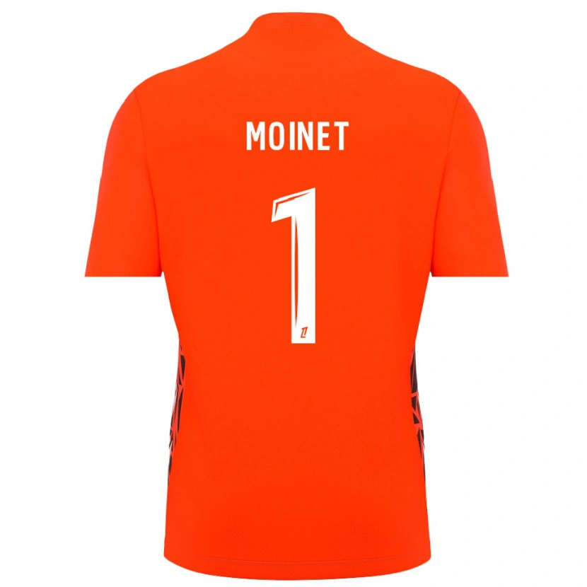 Danxen Mujer Camiseta Victor Moinet #1 Blanco Naranja Portero Equipación 2025/26 La Camisa México