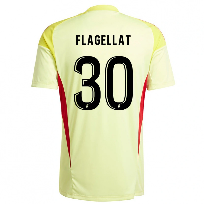 Danxen Mujer Camiseta Alizée Flagellat #30 Negro Amarillo Claro Portero Equipación 2025/26 La Camisa México