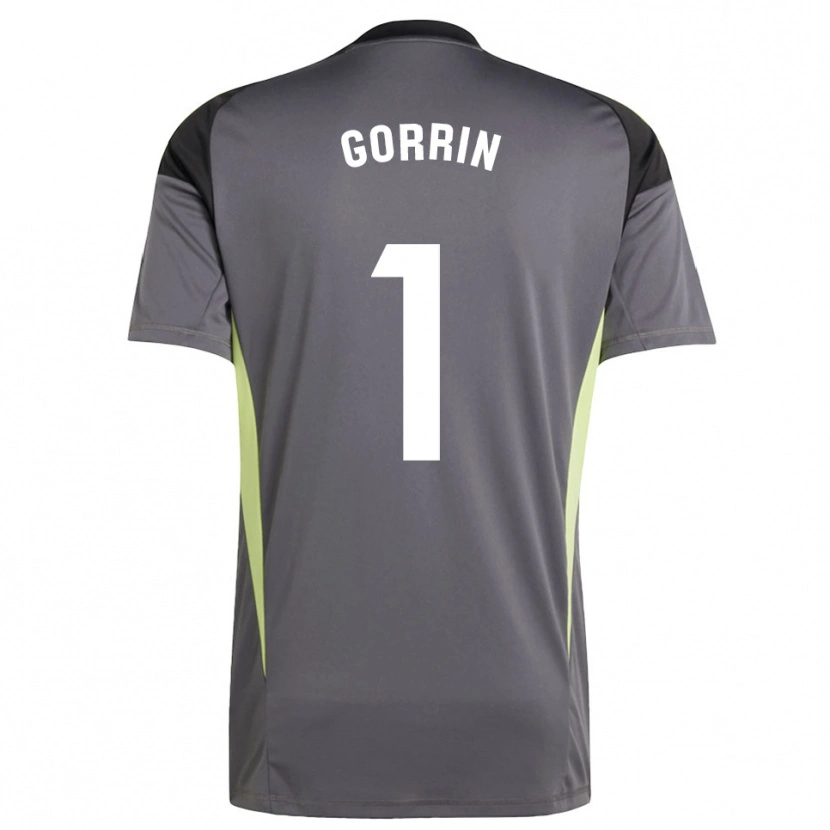 Danxen Mujer Camiseta Ale Gorrin #1 Gris Oscuro Negro Portero Equipación 2025/26 La Camisa México