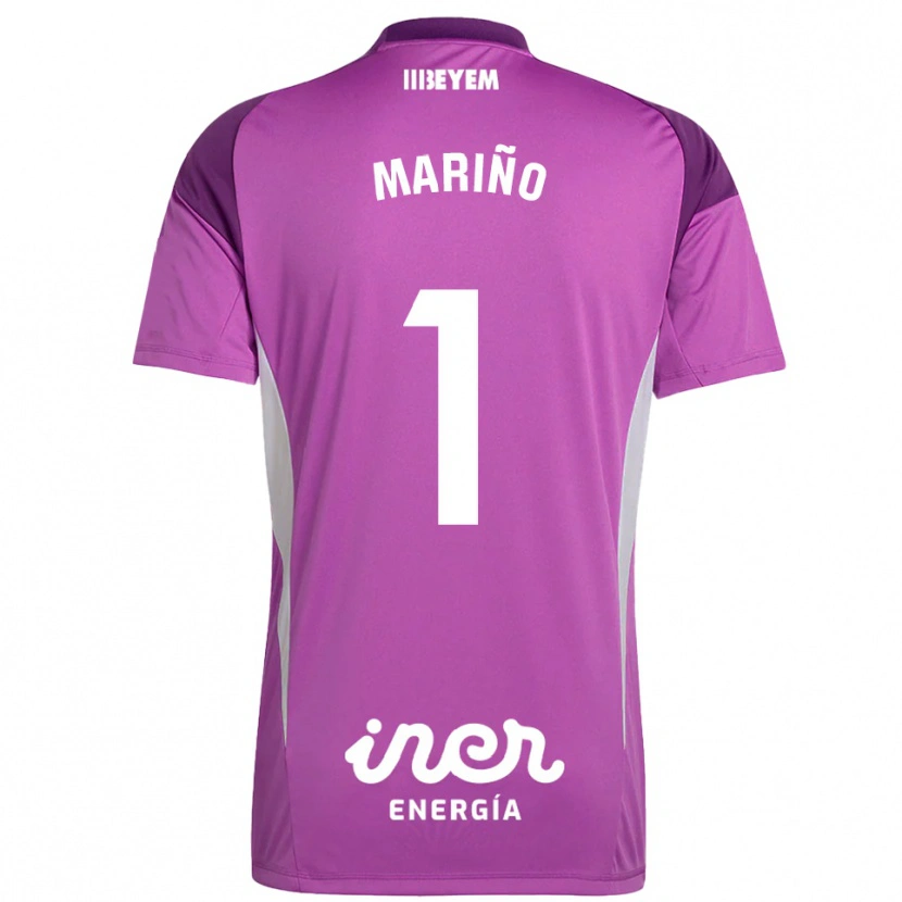 Danxen Mujer Camiseta Diego Mariño #1 Morado Lilo Portero Equipación 2025/26 La Camisa México
