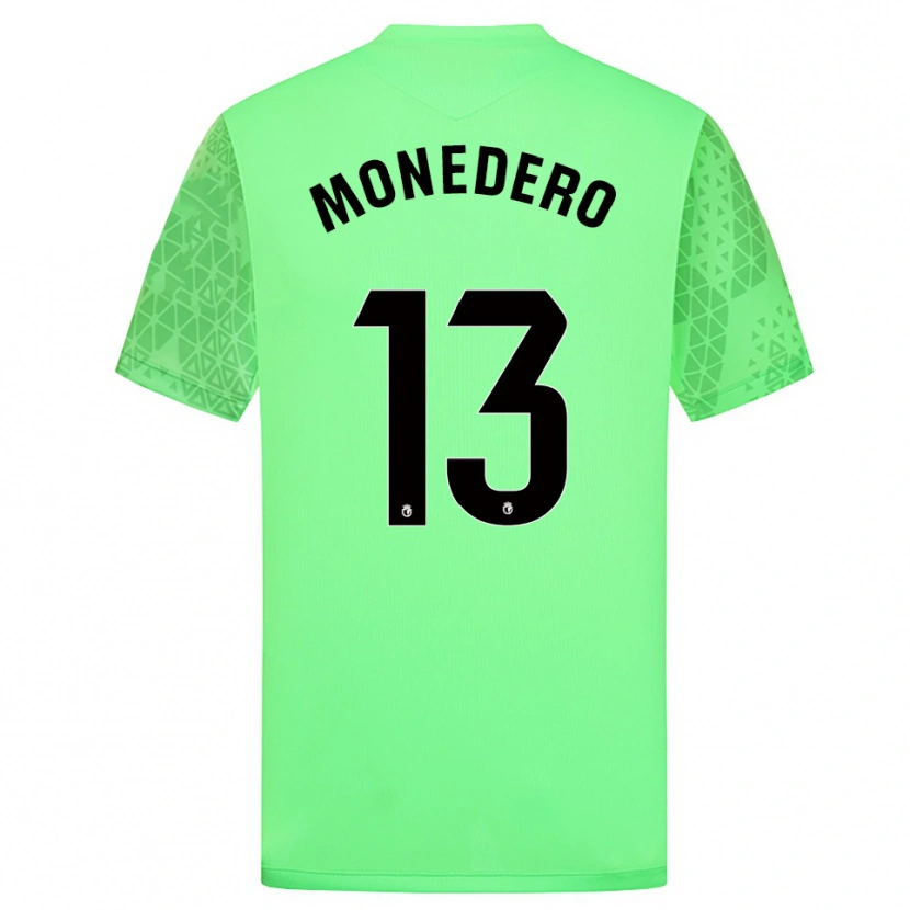 Danxen Mujer Camiseta Marc Monedero #13 Negro Verde Primavera Portero Equipación 2025/26 La Camisa México