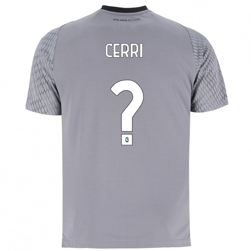 Danxen Mujer Camiseta Jacopo Cerri #0 Gris Azul Rojo Portero Equipación 2025/26 La Camisa México