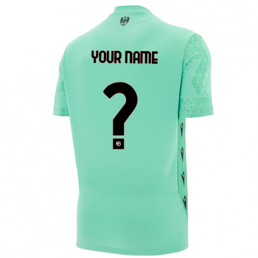 Danxen Mujer Camiseta Bologna FC 1909 Menta Azul Negro Portero Equipación 2025/26 La Camisa México