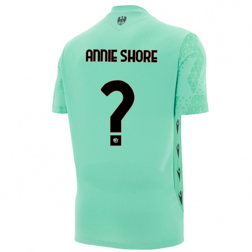 Danxen Mujer Camiseta Margot Annie Shore #0 Menta Azul Negro Portero Equipación 2025/26 La Camisa México