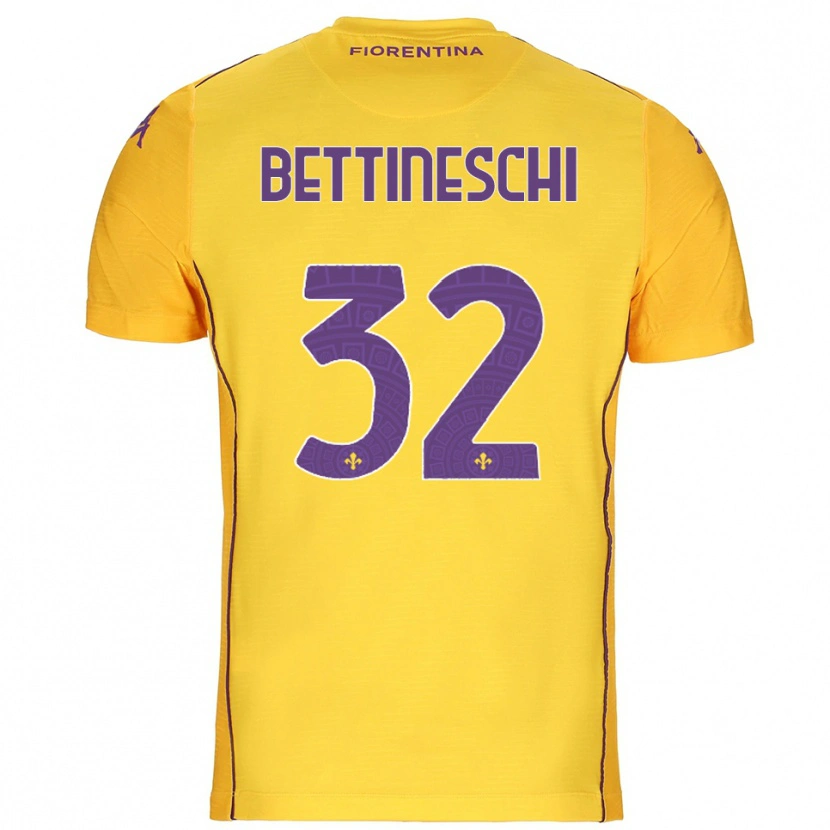 Danxen Mujer Camiseta Giorgia Bettineschi #32 Naranja Amarillo Púrpura Portero Equipación 2025/26 La Camisa México
