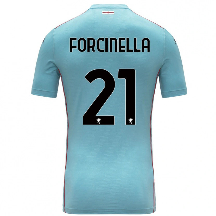 Danxen Mujer Camiseta Camilla Forcinella #21 Azul Gris Portero Equipación 2025/26 La Camisa México