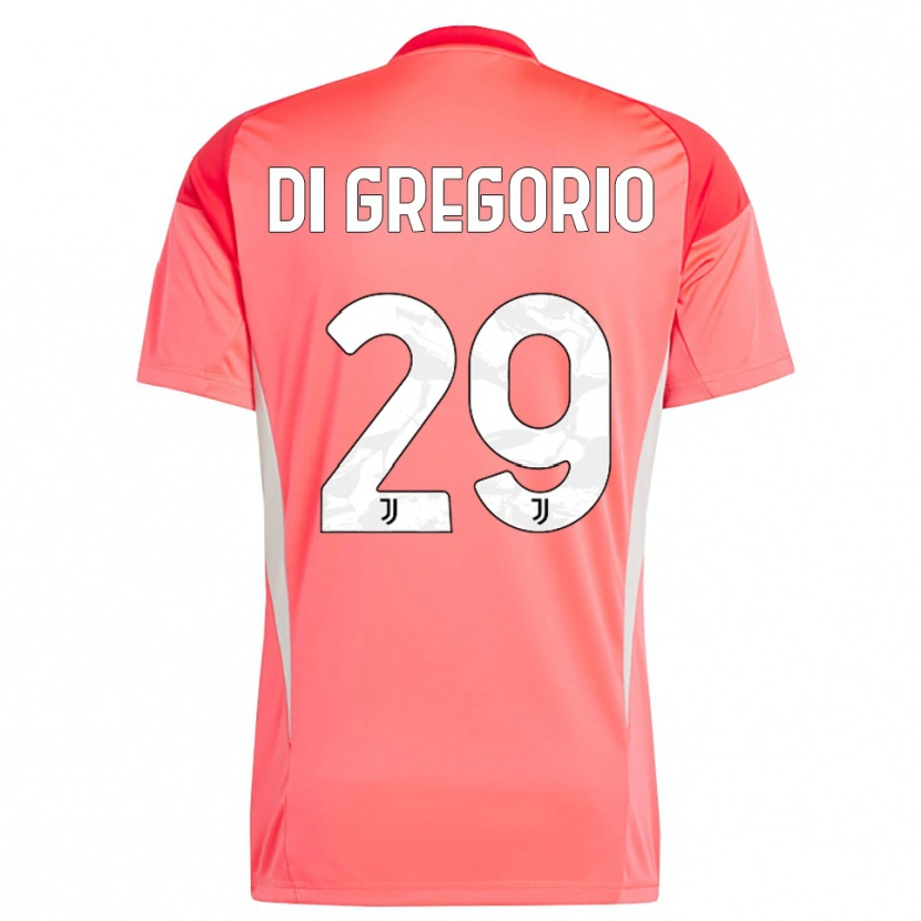 Danxen Mujer Camiseta Michele Di Gregorio #29 Naranja Rojo Portero Equipación 2025/26 La Camisa México