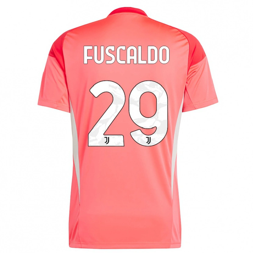 Danxen Mujer Camiseta Matteo Fuscaldo #29 Naranja Rojo Portero Equipación 2025/26 La Camisa México