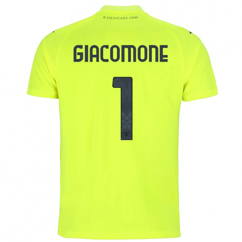 Danxen Mujer Camiseta Giacomo Giacomone #1 Verde Fluorescente Portero Equipación 2025/26 La Camisa México