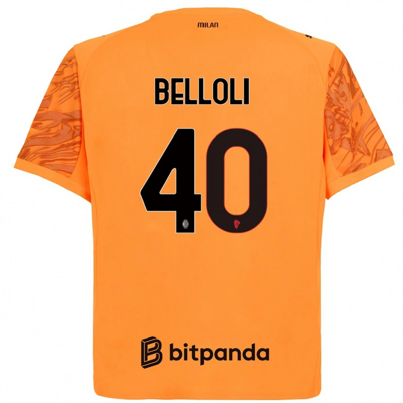 Danxen Mujer Camiseta Sofia Belloli #40 Naranja Amarillo Negro Portero Equipación 2025/26 La Camisa México
