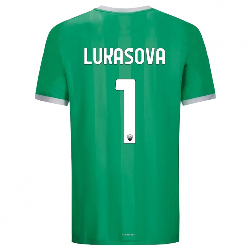 Danxen Mujer Camiseta Olivie Lukášová #1 Verde Blanco Portero Equipación 2025/26 La Camisa México