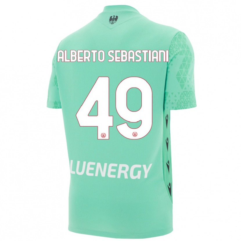 Danxen Mujer Camiseta José Alberto Sebastiani #49 Negro Aguamarina Portero Equipación 2025/26 La Camisa México