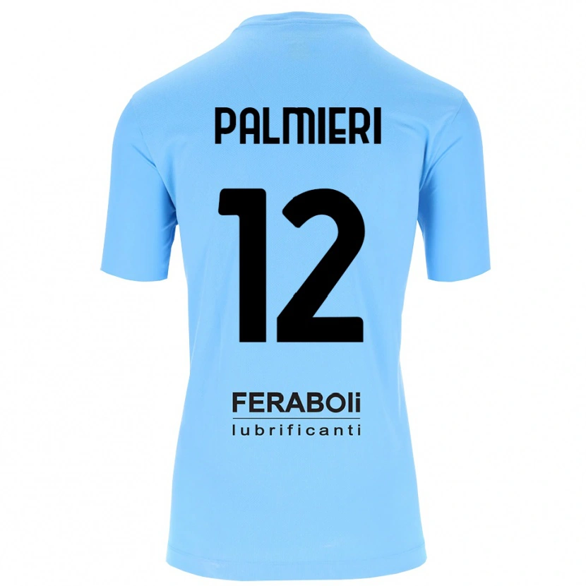 Danxen Mujer Camiseta Cristian Palmieri #12 Azul Cielo Negro Portero Equipación 2025/26 La Camisa México