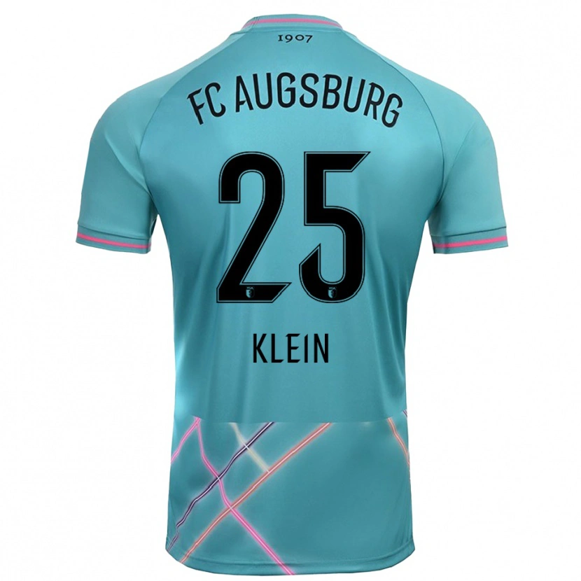 Danxen Mujer Camiseta Daniel Klein #25 Verde Mar Claro Portero Equipación 2025/26 La Camisa México