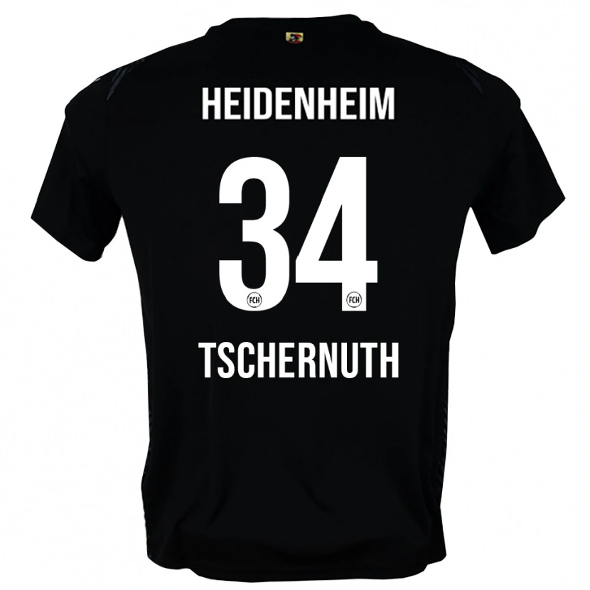 Danxen Mujer Camiseta Paul Tschernuth #34 Gris Oscuro Negro Portero Equipación 2025/26 La Camisa México