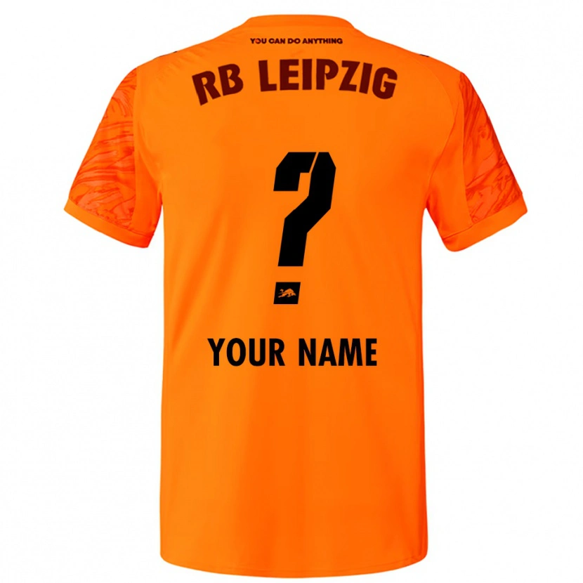 Danxen Mujer Camiseta RB Leipzig Naranja Rojo Portero Equipación 2025/26 La Camisa México