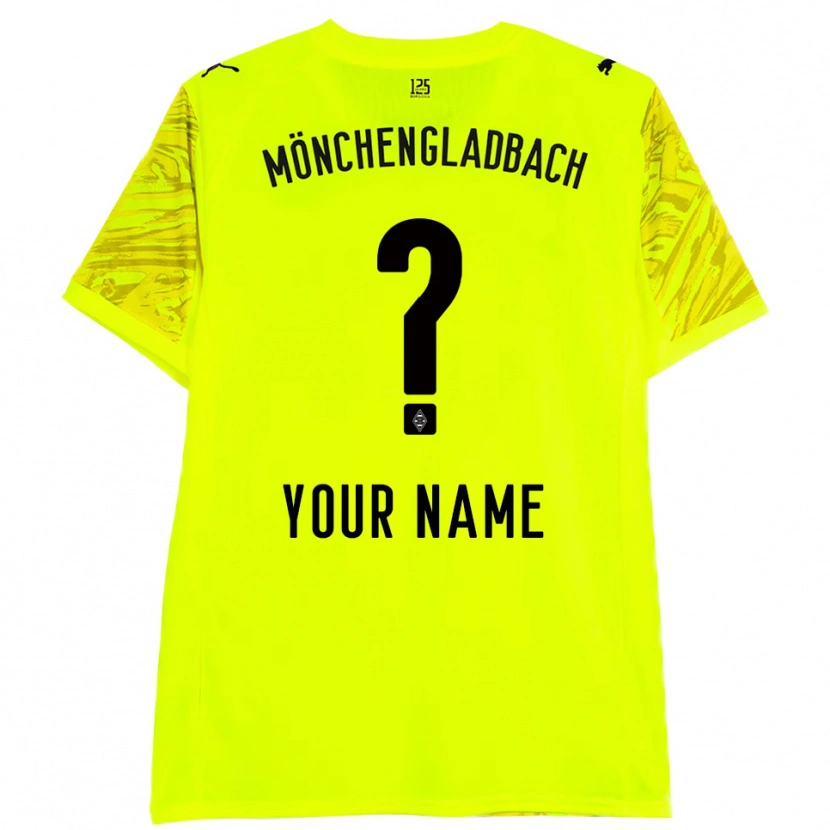 Danxen Mujer Camiseta Borussia Monchengladbach Amarillo Negro Portero Equipación 2025/26 La Camisa México