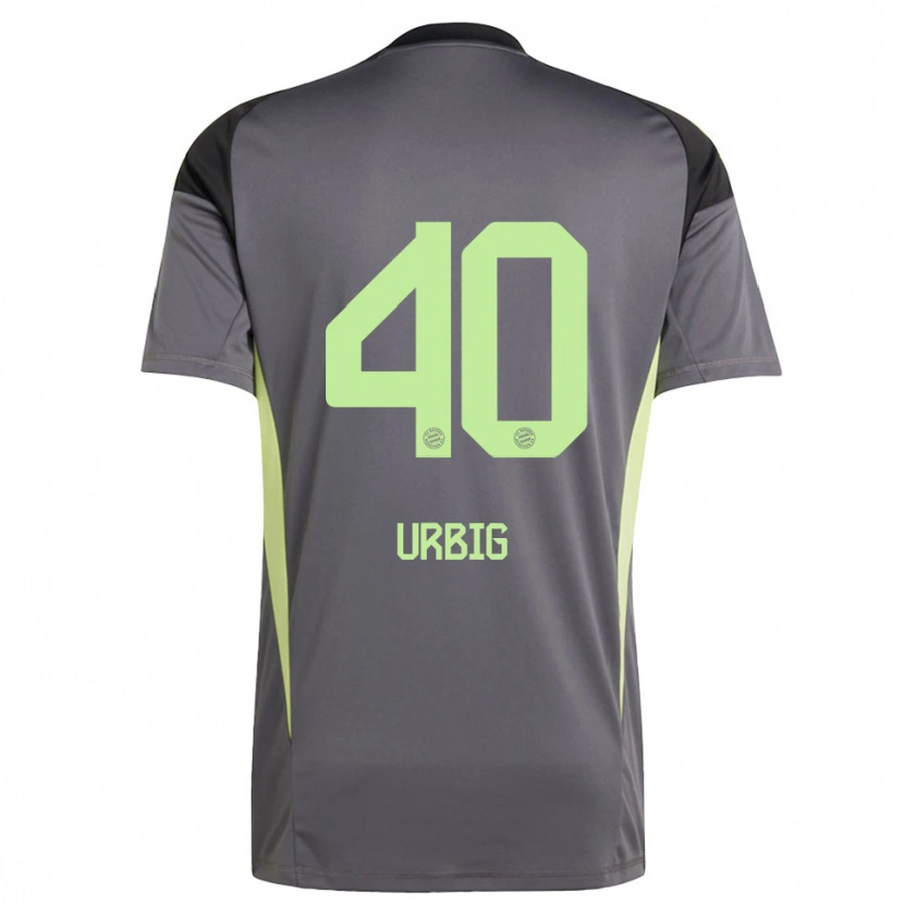 Danxen Mujer Camiseta Jonas Urbig #40 Amarillo Verde Negro Portero Equipación 2025/26 La Camisa México