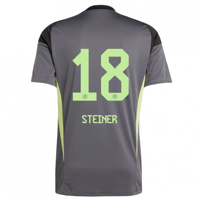 Danxen Mujer Camiseta Michael Steiner #18 Amarillo Verde Negro Portero Equipación 2025/26 La Camisa México