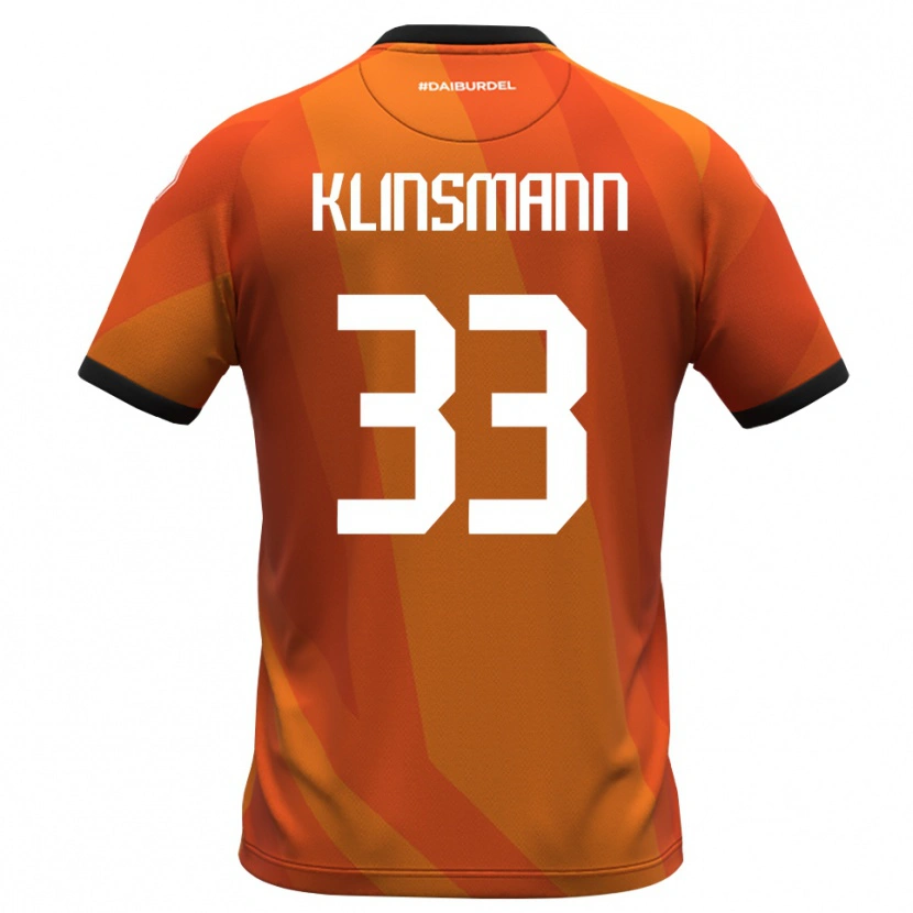 Danxen Mujer Camiseta Jonathan Klinsmann #33 Coral Blanco Negro Portero Equipación 2025/26 La Camisa México