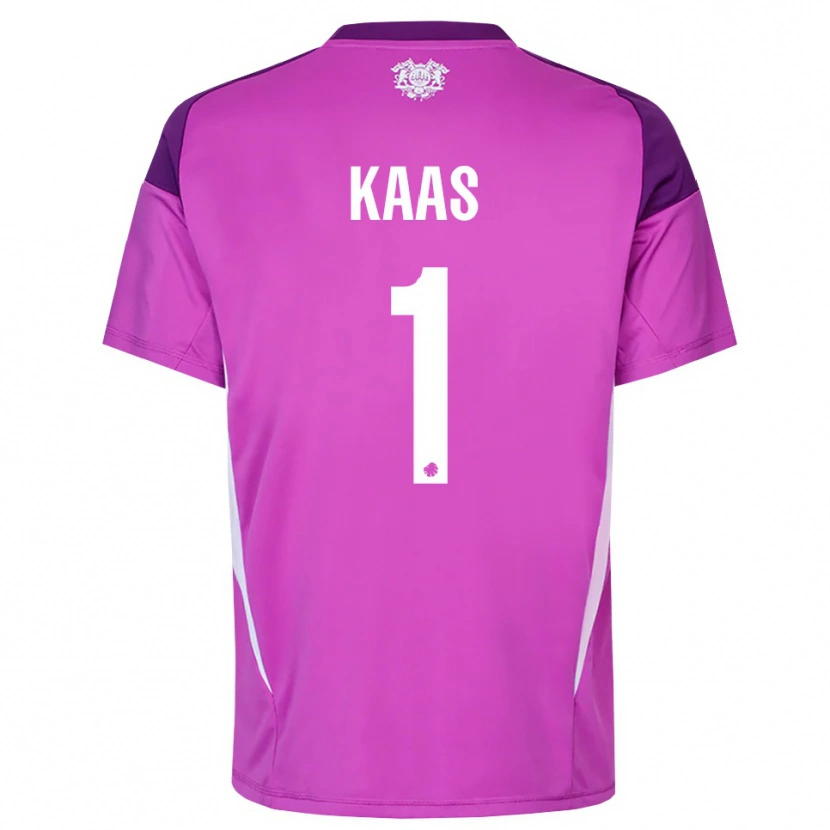 Danxen Mujer Camiseta Anna Kaas #1 Lila Morado Blanco Portero Equipación 2025/26 La Camisa México