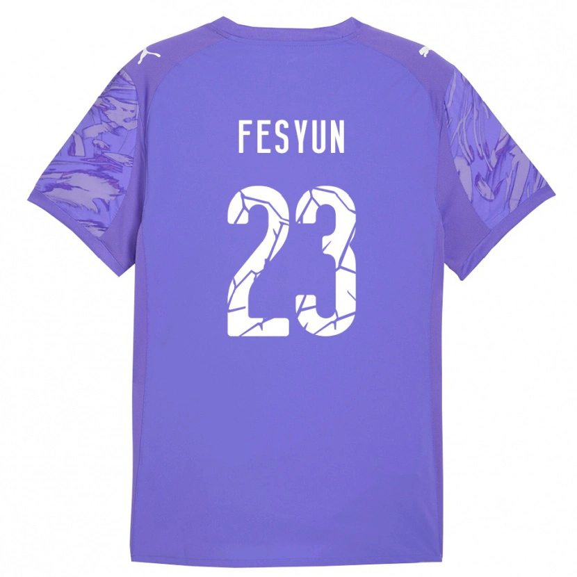 Danxen Mujer Camiseta Kiril Fesyun #23 Lila Morado Portero Equipación 2025/26 La Camisa México