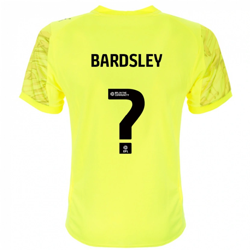 Danxen Mujer Camiseta Harvey Bardsley #0 Negro Amarillo Portero Equipación 2025/26 La Camisa México