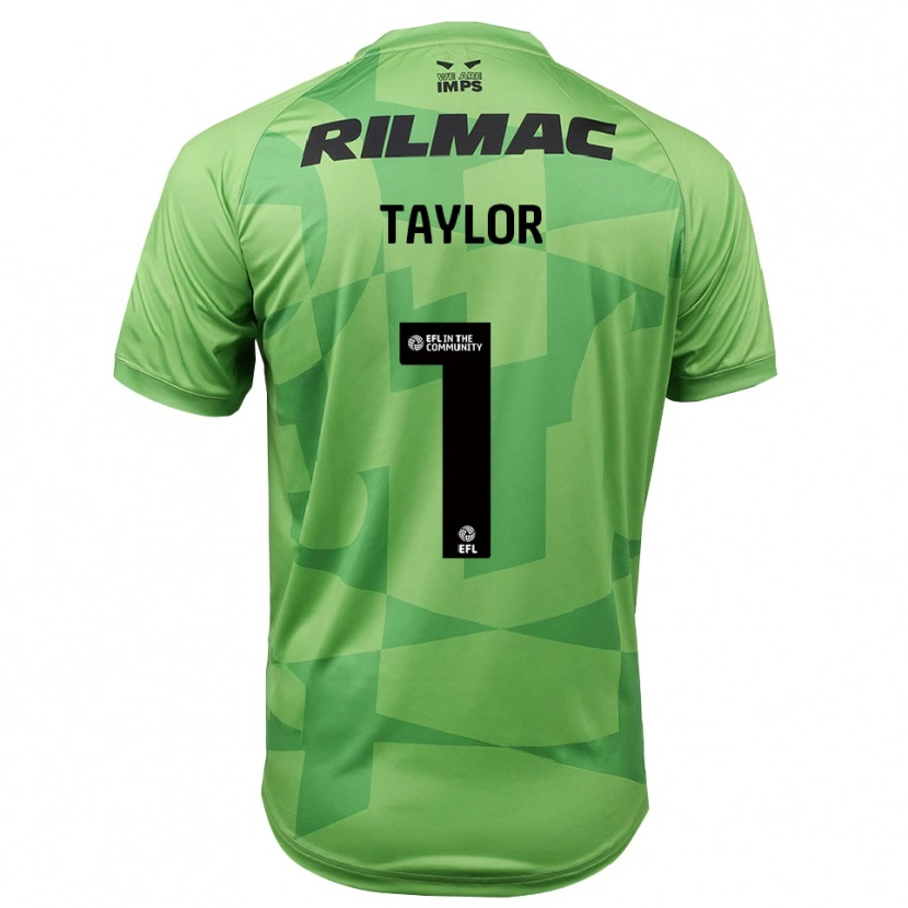 Danxen Mujer Camiseta Jaden Taylor #1 Verde Claro Portero Equipación 2025/26 La Camisa México