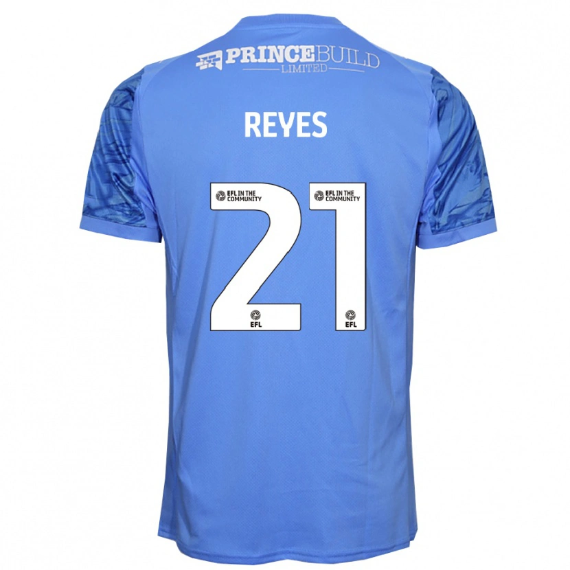 Danxen Mujer Camiseta Vicente Reyes #21 Azul Dodger Portero Equipación 2025/26 La Camisa México