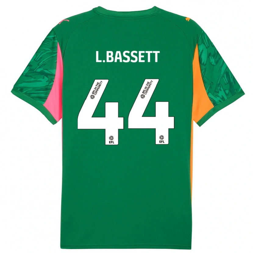 Danxen Mujer Camiseta Louis Bassett #44 Verde Naranja Rosa Portero Equipación 2025/26 La Camisa México