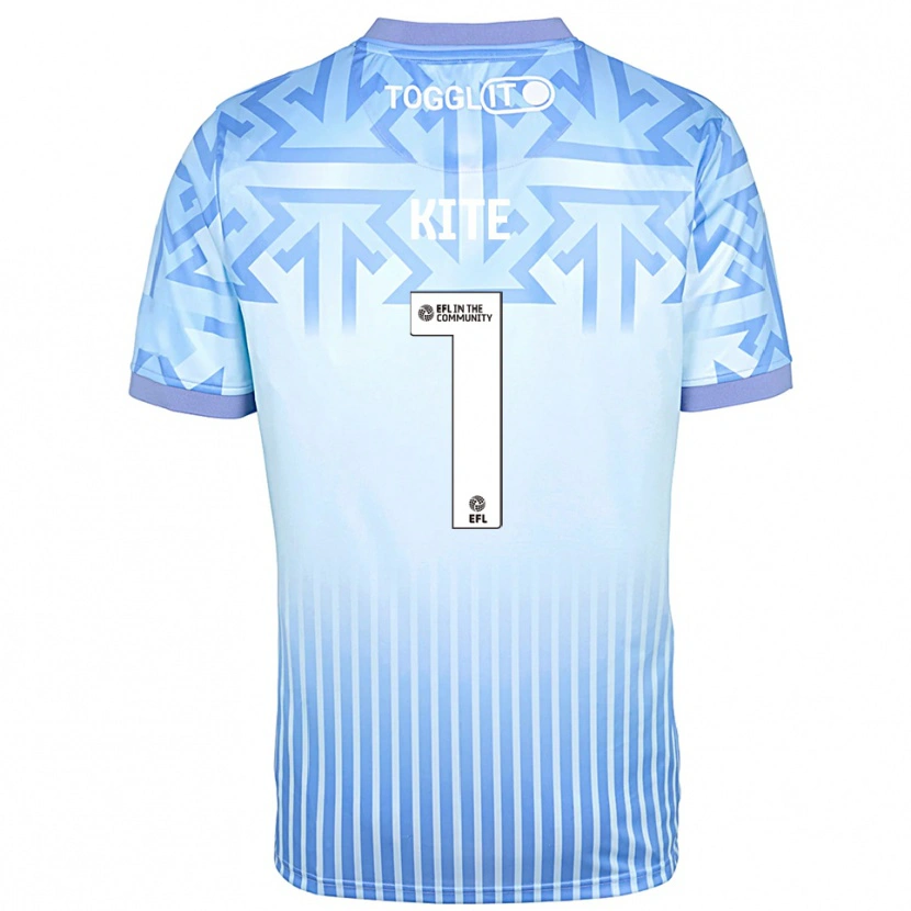 Danxen Mujer Camiseta Rose Kite #1 Blanco Azul Claro Portero Equipación 2025/26 La Camisa México